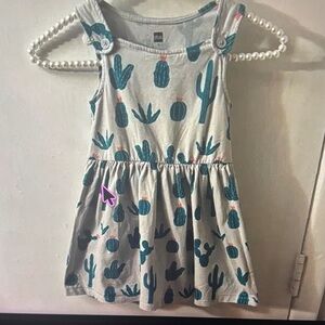 Tea Collection Prickly Cacti Print Tank Dress 4 Southwestern Cowgirl Earthytone